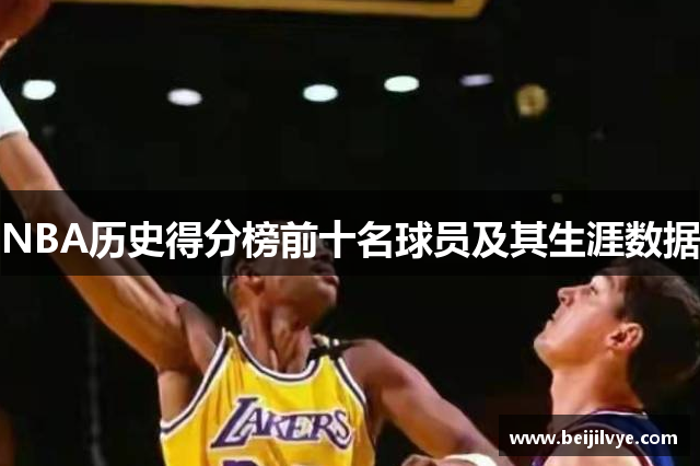 NBA历史得分榜前十名球员及其生涯数据